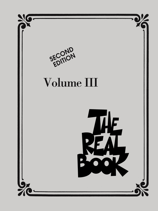 Title details for The Real Book--Volume III by Hal Leonard Corp. - Available